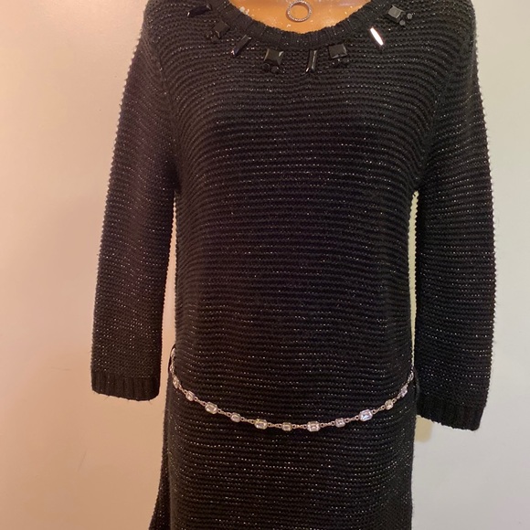 Cherokee Black Sweater Dress without belt Size XL 14/16 - Picture 4 of 5